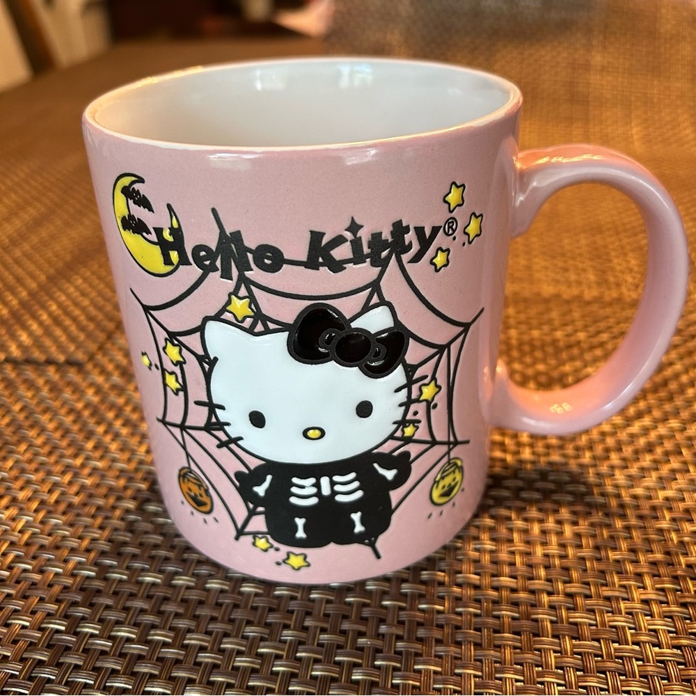 Hello Kitty Pink Halloween Mug NEW